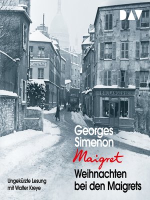 cover image of Weihnachten bei den Maigrets